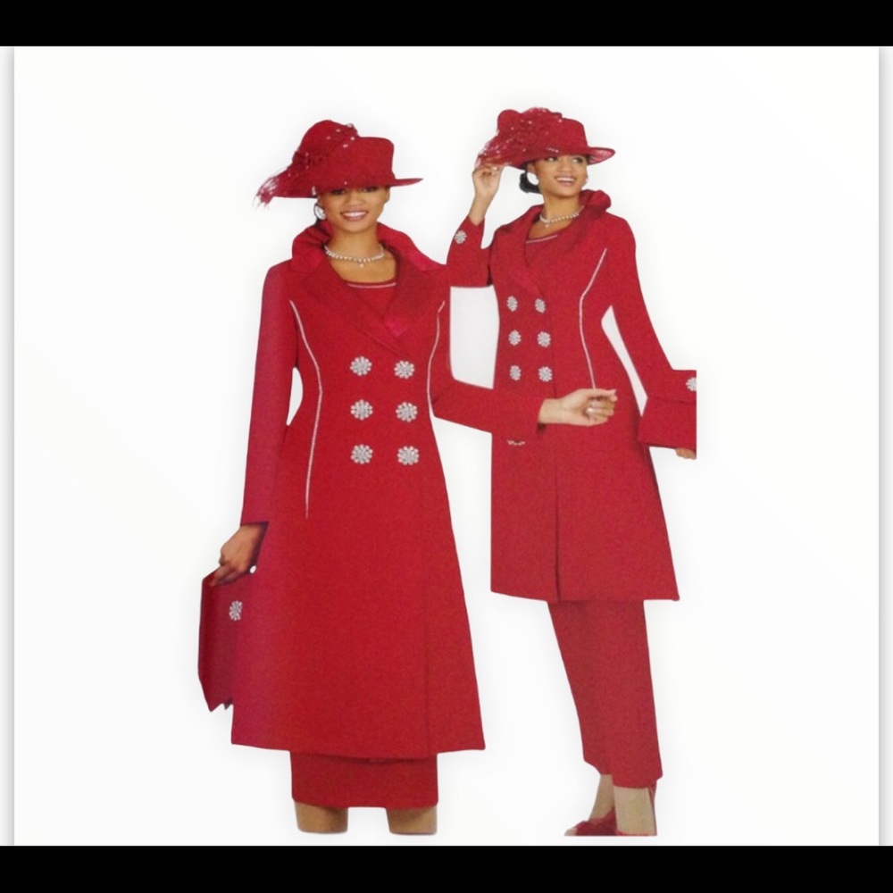 🔴4 pieces Red Suit